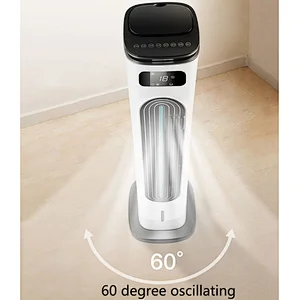 Portable Bladeless High Speed Low Power Electric Stand Fan with Cool And Heat Mode