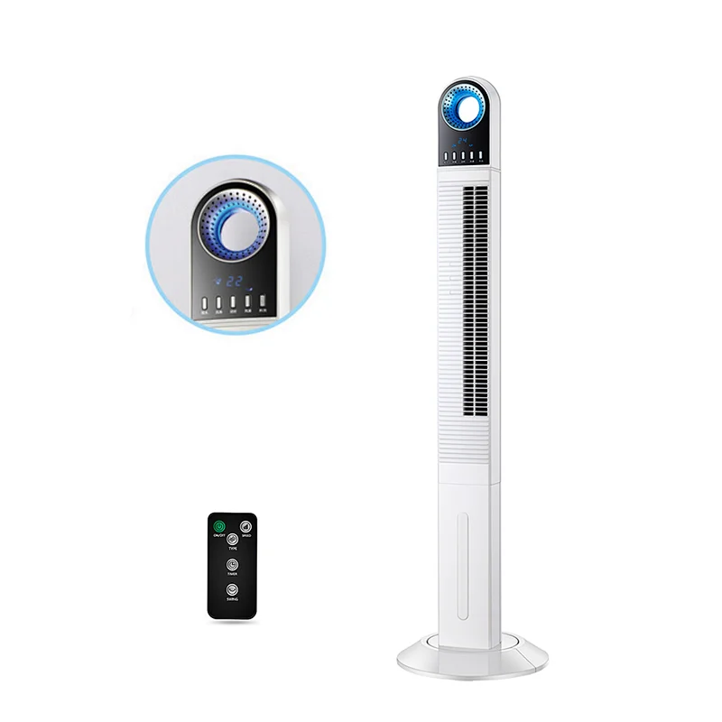 240V air electronic tower fan with room temperature display in real time