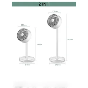 50W korea design multifunctional circulating electric fan with LED display