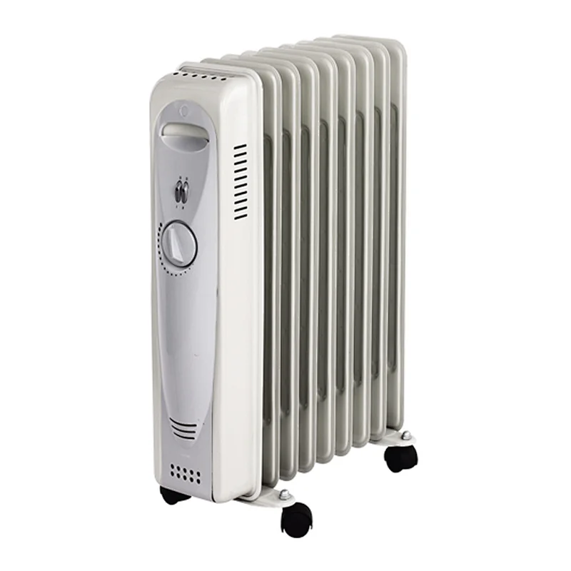 Freestanding home room electric adjustable thermostat control oil filled radiator heater