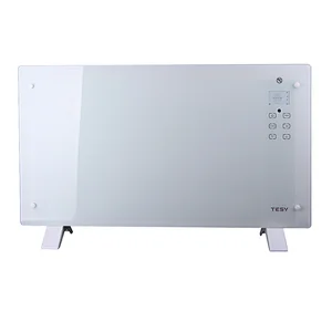 Luxuriant wall mounted bathroom heater infrared electric glass panel convector heater