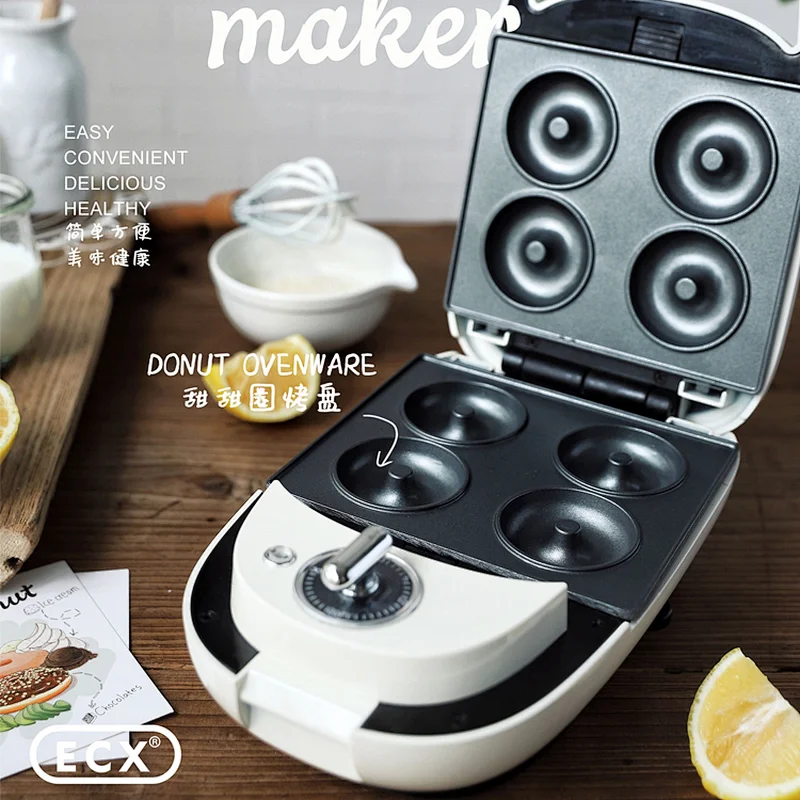 High quality multifunctional electric baking pan household mini automatic muffin cake sandwich donut maker