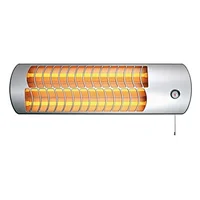 Powerful high heating efficiency 1800W wall mounted electric radiant infrared patio quartz heater with CE