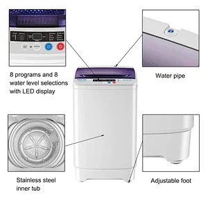 Household freestanding washer portable compact full-automatic washing machine