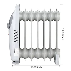Mini 600W 7 fins oil filled radiator electric room heater with CE GS CB RoHS