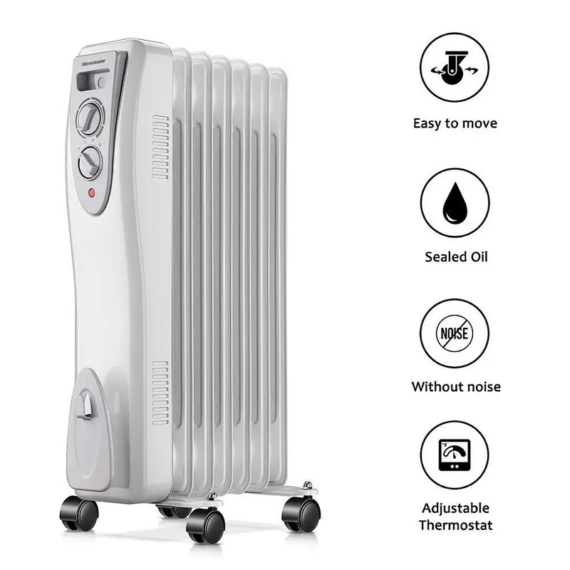Oil filled radiator electric room heater 7 fins 1500W with CE GS CB ROHS , 1500W  oil filled radiator model oil heater , 7fins oil filled radiator heaters -  Zhejiang Jasun Electrical Appliance Co., Ltd.