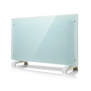 2000W adjustable thermostat X aluminum element electric glass panel convector heater