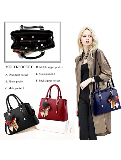 Hot Selling Pu Leather Handbags