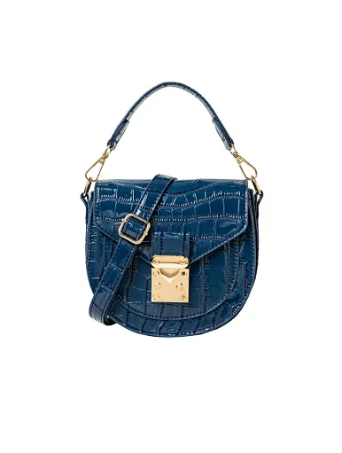 round bag leather crossbody bag