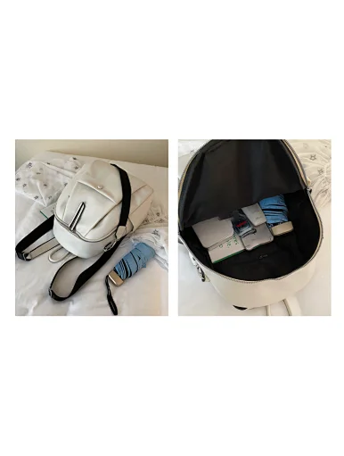 leather backpack