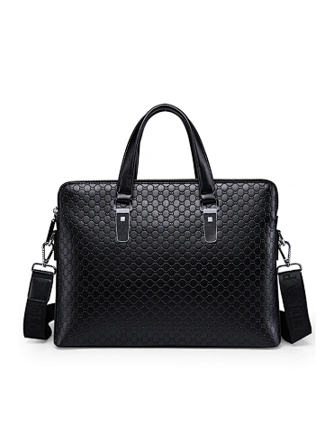 luxury genuine leather handbags tote bags for men