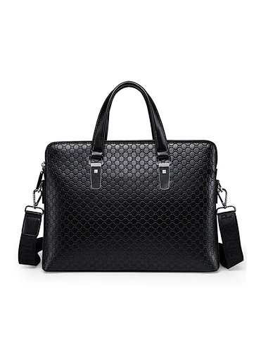 luxury genuine leather handbags tote bags for men