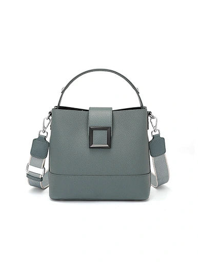 vintage leather bucket bag