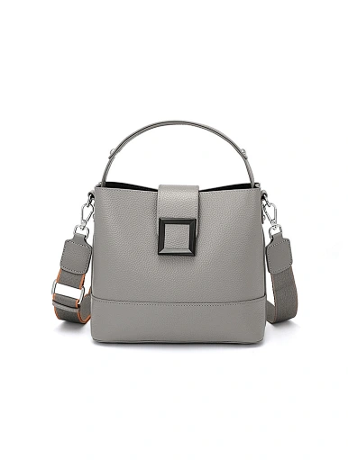 vintage leather bucket bag