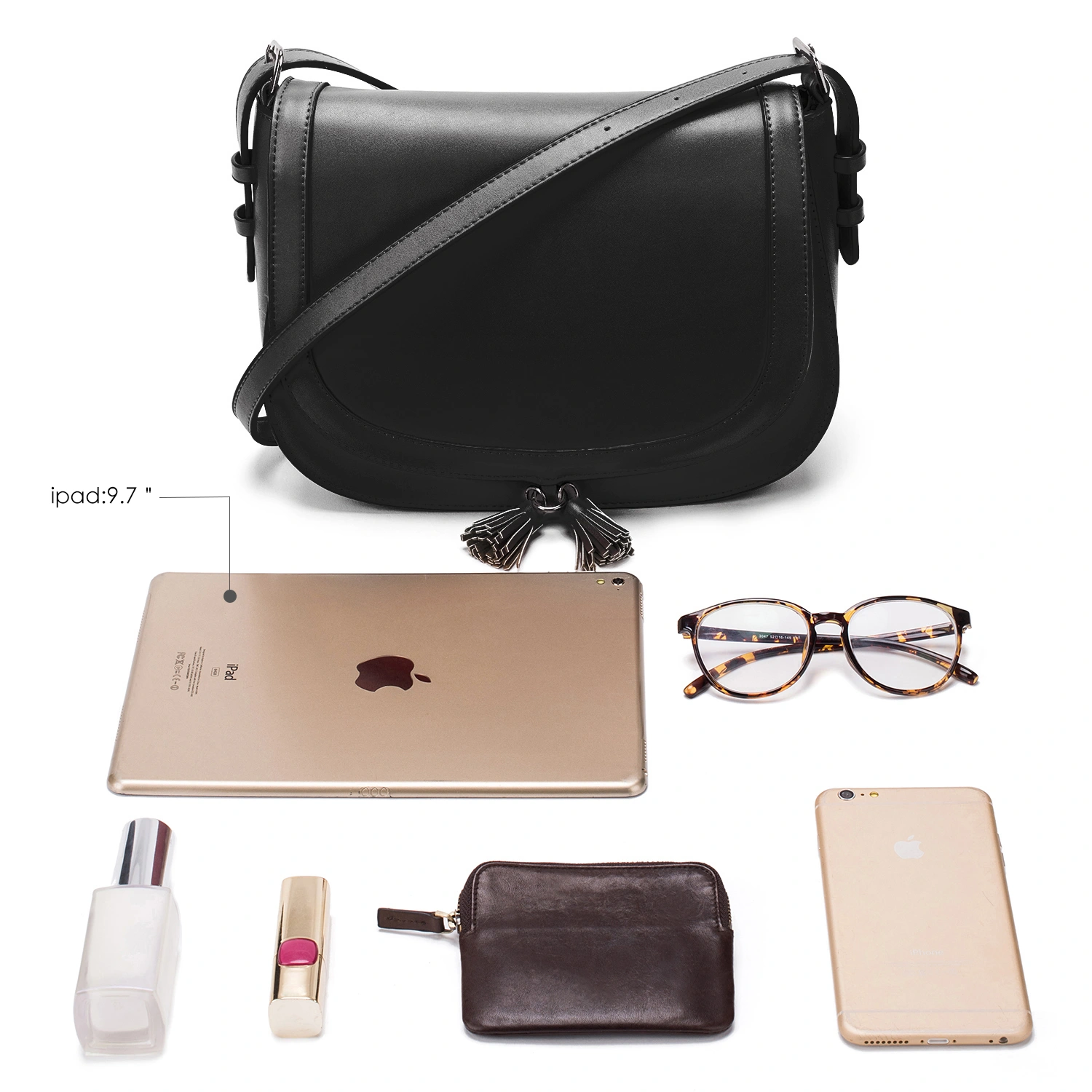women leather crossbody bag