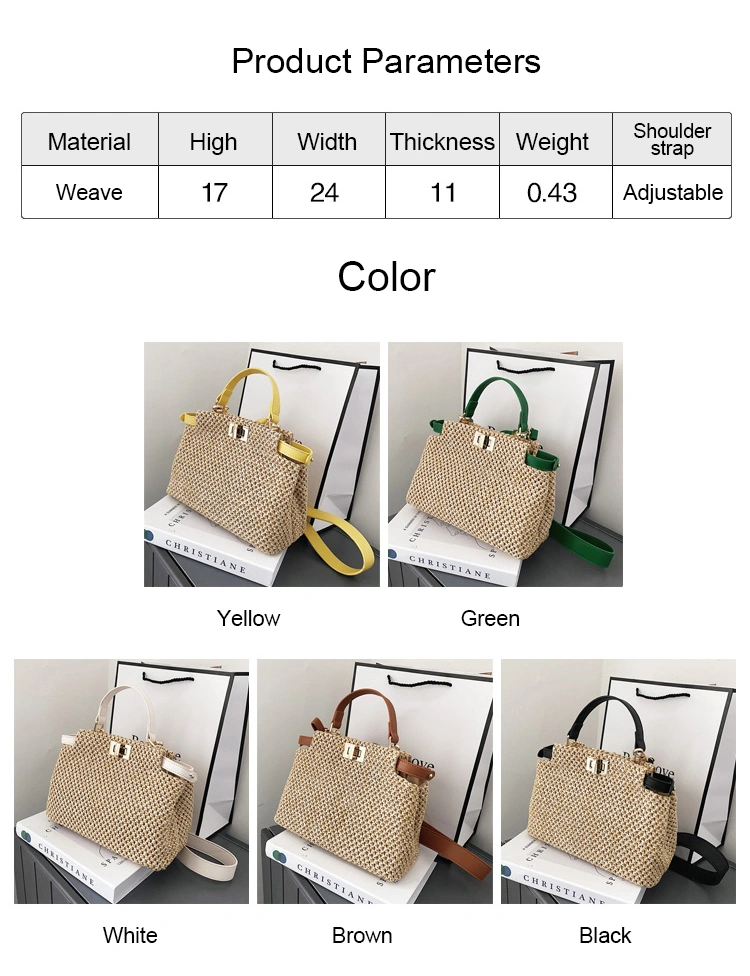 summer fashion straw handbags