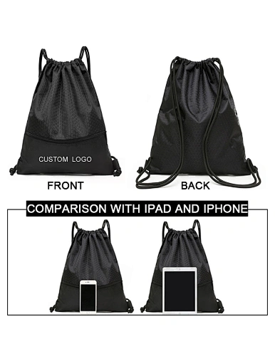 waterproof nylon drawstring bag