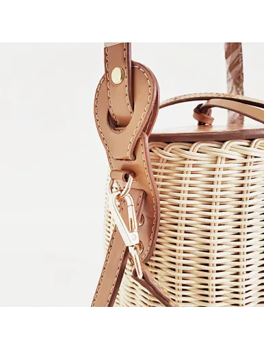 fashion straw beach bag