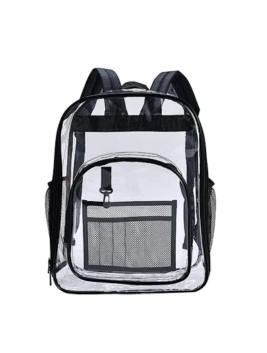 pvc transparent backpack