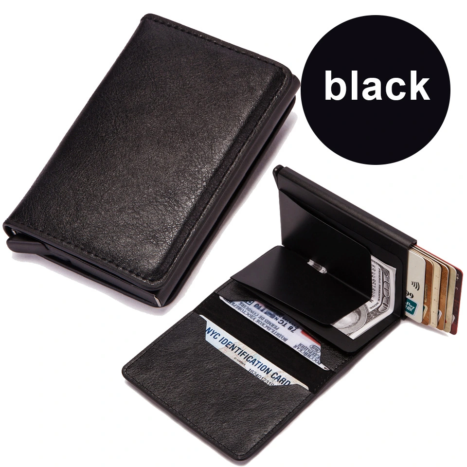 leather credit card holder wallet