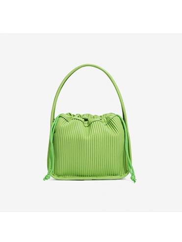 Color Underarm Single Shoulder Bag Drawstring Ladies Hand Bags
