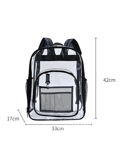 pvc transparent backpack