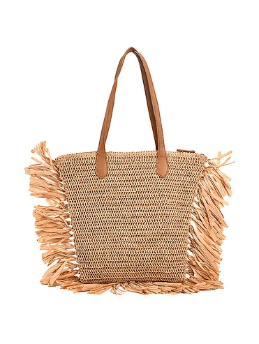 New Design Popular Summer Beach Shoulder Tote Bag Bohemian Travel Fashion Fringe Tassel Straw Handbags