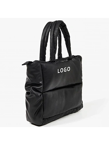 Customizable Handbags Logo New Design Shoulder Fashion Zipper Nylon Luxury Large Puffer Bag Tote Handbags for Women