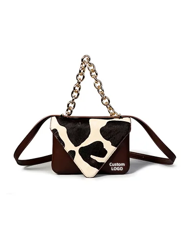 Personal Customization Handbags Makers Thick Gold Chain Elegant Fashion Lady Letters Shoulder Crossbody Women Bags Handbag