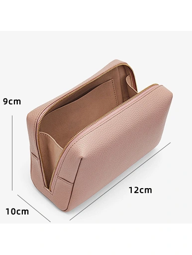 Vegan Leather Travel Makeup Bag