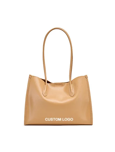 New Ladies Shoulder Fashion Designer Large Vegan Leather Tote Bag Private Label Custom Handbags for Women Luxury with Logo