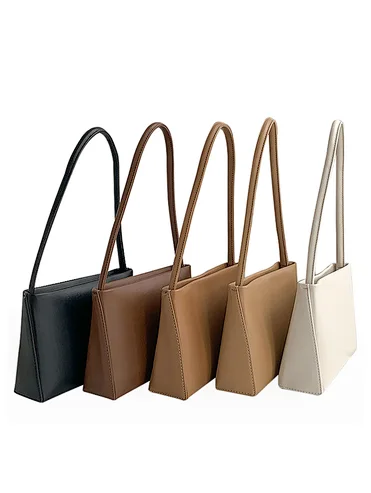 Customized Logo Pu Leather One-Shoulder Messenger Tote Bag Elegant Luxury Vintage Bags Woman Purses And Handbags Wholesale
