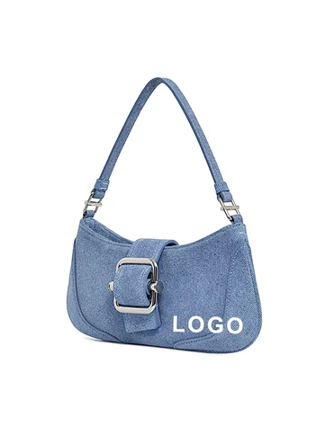 Manufacturer Wholesale Brand Denim Bag Custom Logo Unique Shoulder Bags Minimalist Fashion Luxury Designer Purses and Handbags