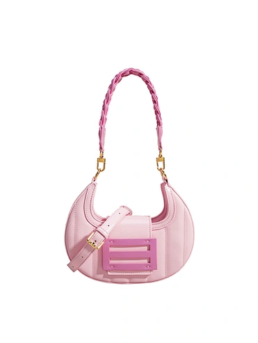 Customize Unique Half Moon Bags Woman Handbag 2023 Trending Hand Bags Ladies Luxury New Design Shoulder Bag