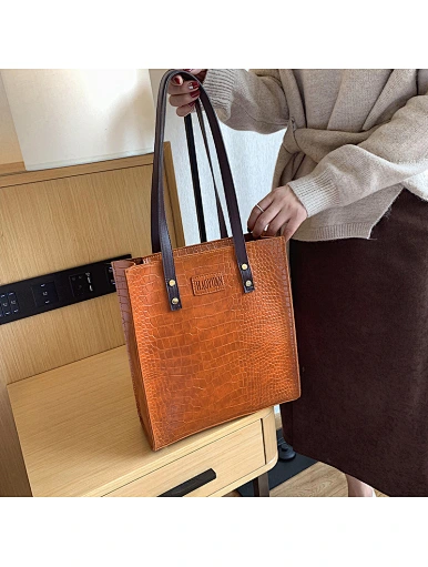 women pu leather tote bags