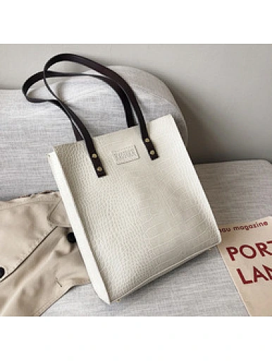 women pu leather tote bags