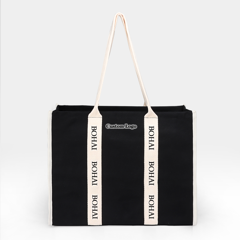 fashionable canvas shopping bag