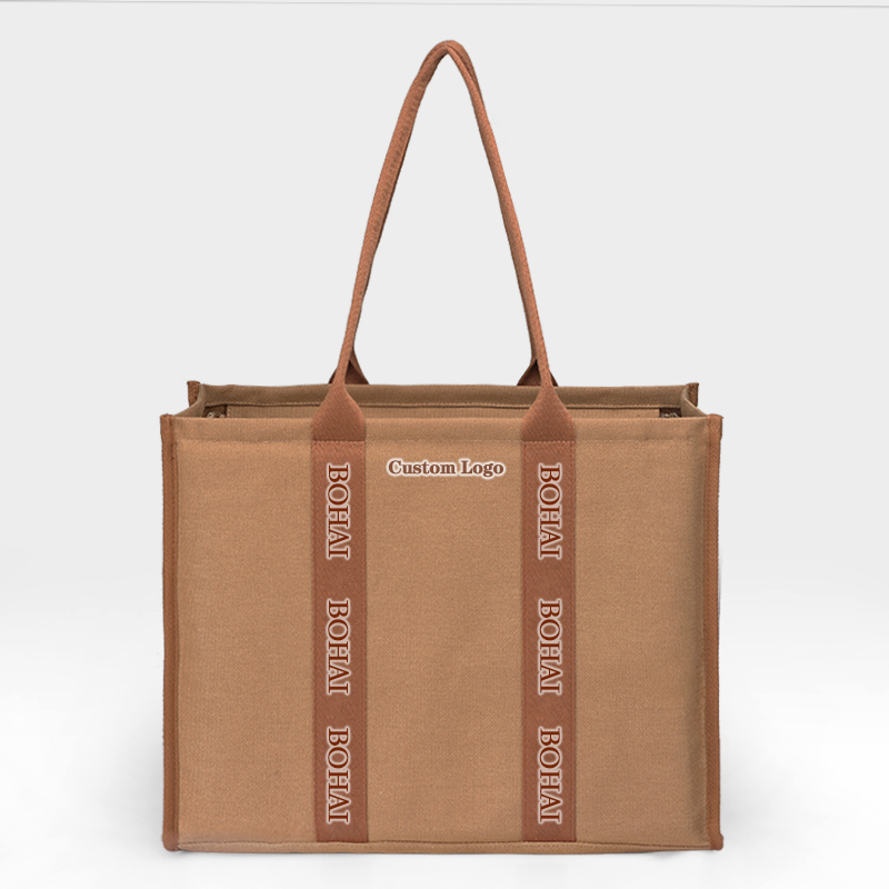 fashionable canvas shopping bag