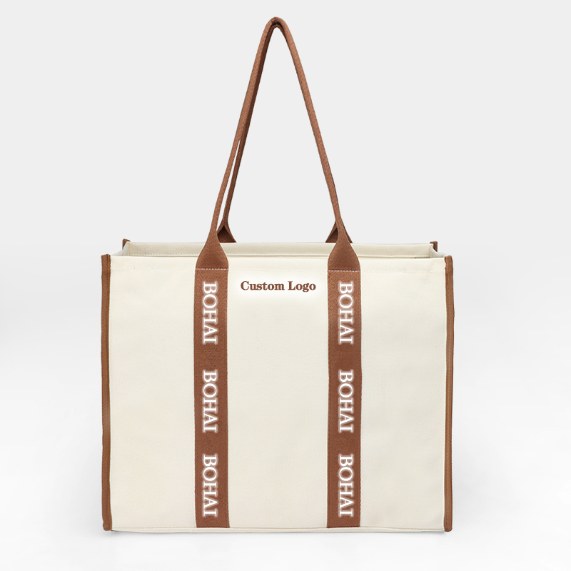 fashionable canvas shopping bag