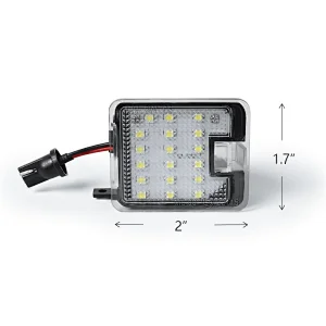 Xemon White LED Side Under Mirror Light Exterior for Ford Kuga Focus C-Max Mondeo