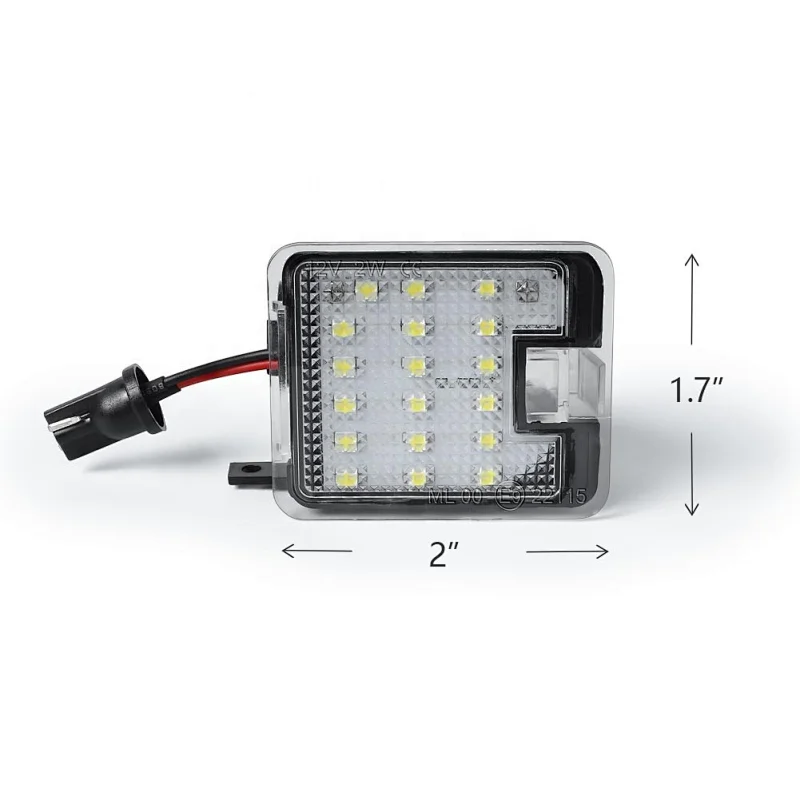Xemon White LED Side Under Mirror Light Exterior for Ford Kuga Focus C-Max Mondeo