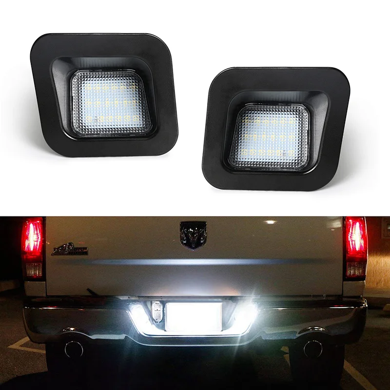 Extra strong canbus led license plate light for Dodge RAM 1500 2500 3500