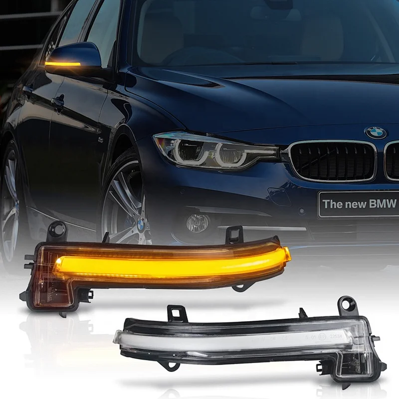 Hot sale For BMW F20 F21 F22 F30 F31 F34 F35 X1 E84 Dynamic Turn Signal LED Rear view Mirror Indicator Blinker Repeater Light