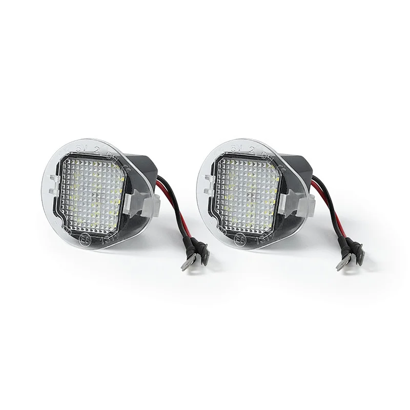 2PCS For Jeep Cherokee LED under mirror puddle light OE socket