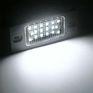 Extra Strong Canbus LED license plate light for Porsche Cayenne 1 for VW Golf5 Passat Tiguan for Skoda Fabia 1