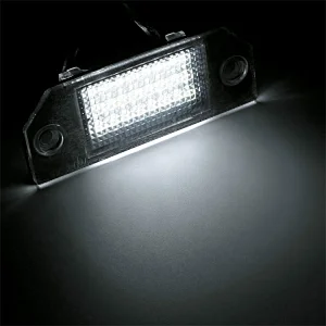 2xLED License Plate Light Tag Lamp Assembly Replacement for Ford Focus C-MAX Focus MKII