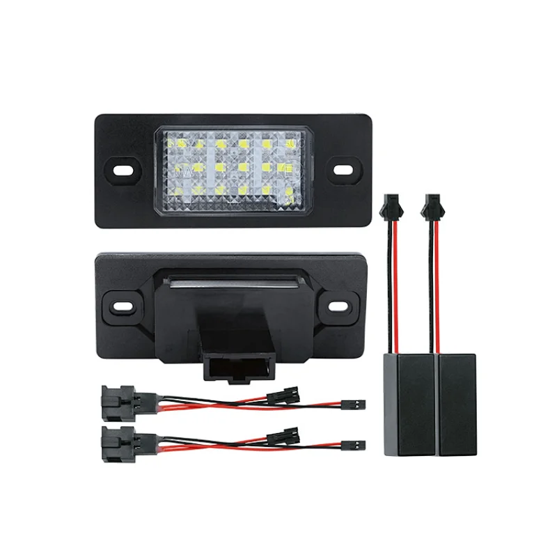 Extra Strong Canbus LED license plate light for Porsche Cayenne 1 for VW Golf5 Passat Tiguan for Skoda Fabia 1