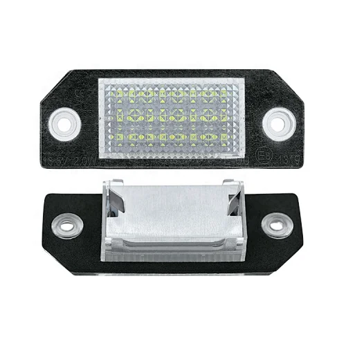 2xLED License Plate Light Tag Lamp Assembly Replacement for Ford Focus C-MAX Focus MKII