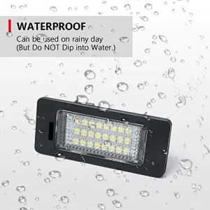 Auto Spare Parts For BMW 12V License Plate Light Lamp E39 E90 E60 LED Number Lights