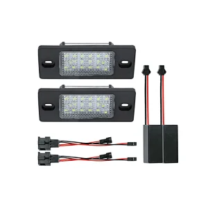 Extra Strong Canbus LED license plate light for Porsche Cayenne 1 for VW Golf5 Passat Tiguan for Skoda Fabia 1